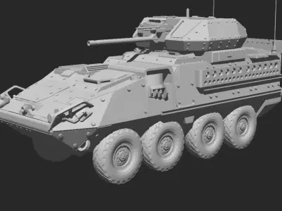 STRYKER DRAGOON 8X8 IFV  3D print model