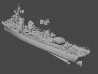 Udaloy 1940 3D print model