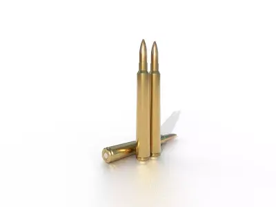792 x 107 mm Polish Ammo Low-poly 3D model