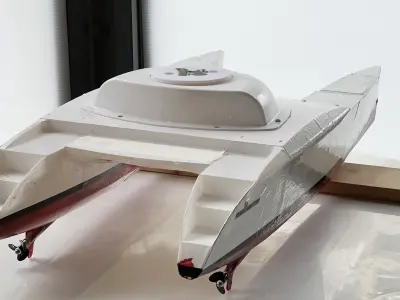 RC Catamaran Yacht 3D print model
