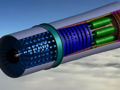 Jet engine  3D print model