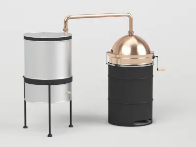 Brewery Tank 3D model