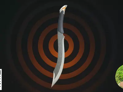 Noble Knight Fantasy Blade Collection - Regal Longsword 3D model