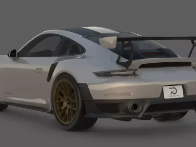 2018 Porsche 911 GT2 RS 3D Model  Widowmaker Performance 3D model