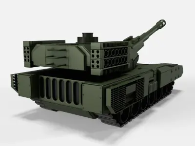 Military SPA 3D model PBR