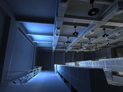 war operations Control Center 3D model