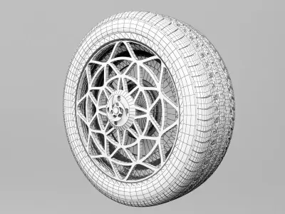 Wheel Tire 5 3D model