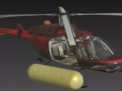 B407GXi 3D model