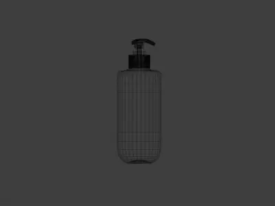 Pump Body Lotion bottle 3D model