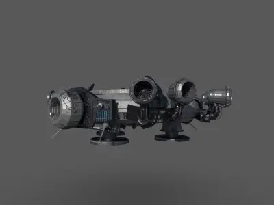 Mothership spaceship 3D model