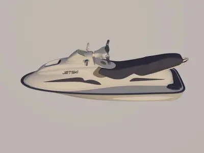 jet ski 3D model 4