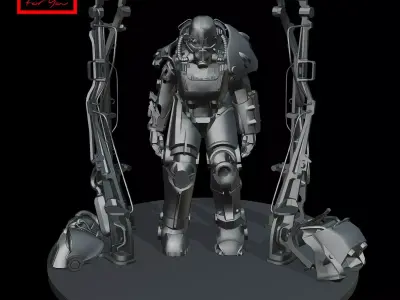 Fallout - Power Armor 3D model