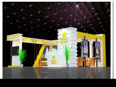 Exhibition - Area -6X5-3DMAX2009-68 3D model