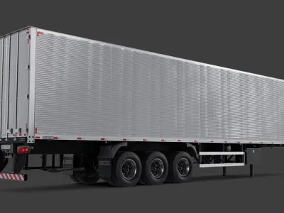 Randon Box Trailer 2020 3D model