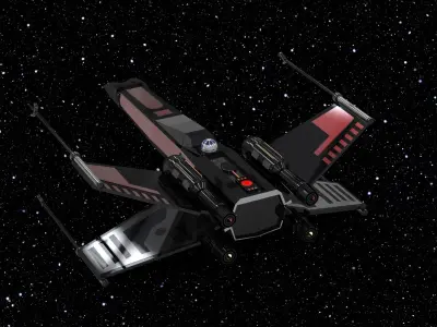 STAR WARS X - WING 3D print model