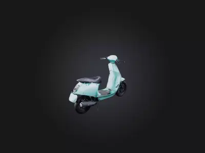 Scooter Low-poly 3D model buy