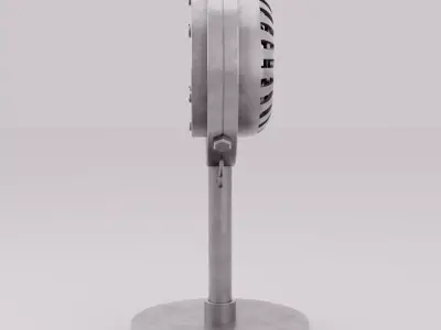 Voice Vintage Studio Microphone 3D model