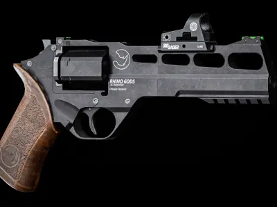 Rhino 60ds SIGHT NOT INCLUDE Low-poly 3D model