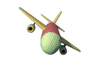 AirBus Toy Boeing Low-poly 3D model