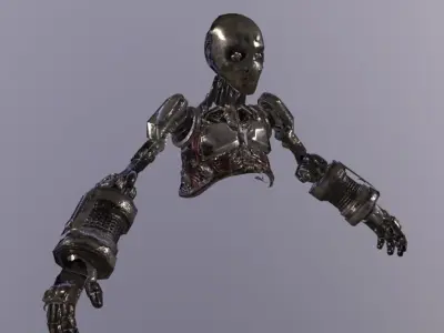 RobotFactory Robot TopBody Low-poly 3D model