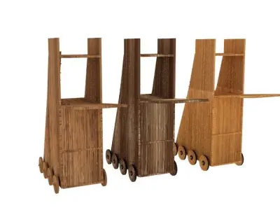 Siege Towers  Low-poly 3D model