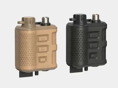 Invisio V50 PTT Low-poly 3D model