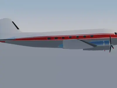 Dc-3 Mea demo Free 3D model