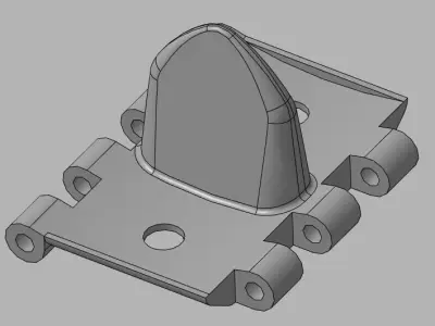 Worktable Late type tracks for Bt-5 or Bt-7 3D print model