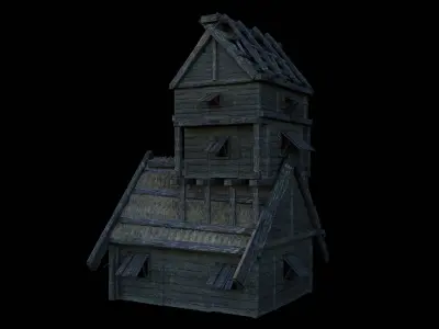 Medieval Building House 3D model