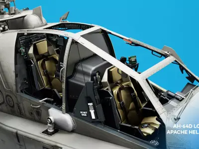 AH-64D Longbow Apache 3D model