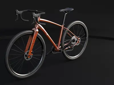 Generic Gravel Bicycle PBR 3D model