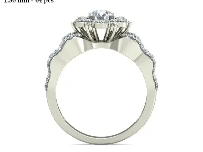 Wedding Ring  3D print model 90