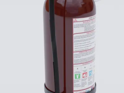 fire extinguisher 3D model 4