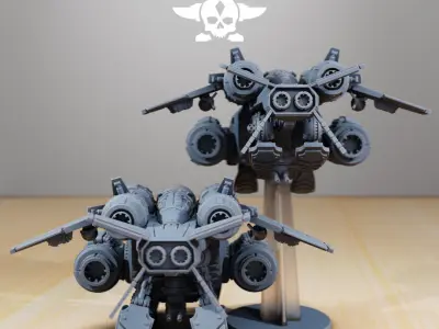 Scavenger Gunship 3D print model