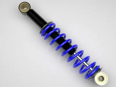 Car Shock Absorber 3D model from CGTrader