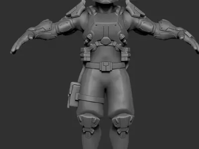 Private security forces - prototypes 3D print model