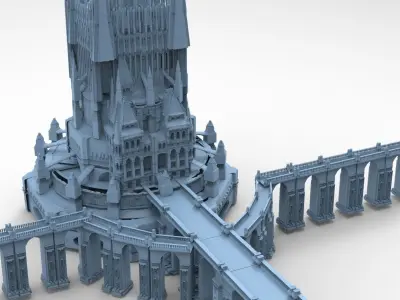 Barons Tower 9 3D model