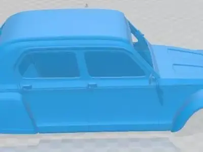 Citroen Dyane 1967 Printable Body Car 3D print model
