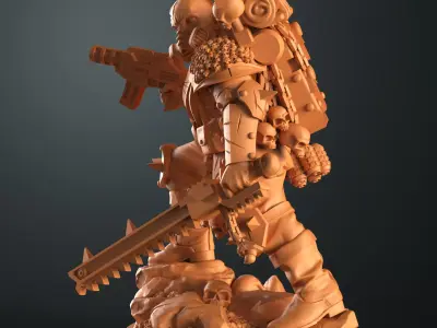 Traitor veteran Sergeant 1 3D print model