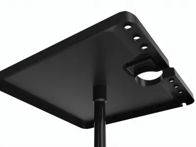 Hair Salon Trolley Utility Cart with Wheels 3D model