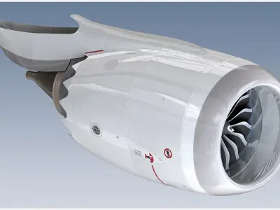 Boeing 737MAX Engine 3D model