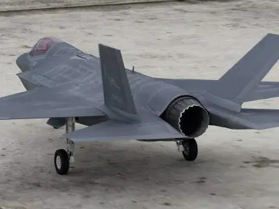 Lockheed Martin F-35A Lightning II Air Force  CTOL 3D model