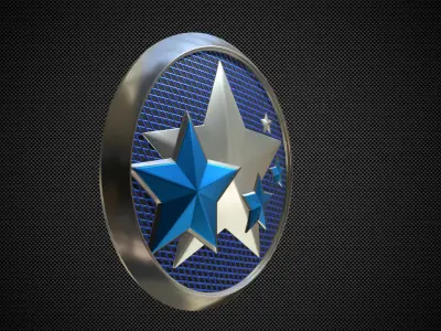 Venucia logo 3D model by 3dlogoman