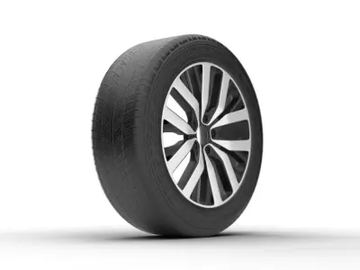 Wheel 3d model Free 3D model