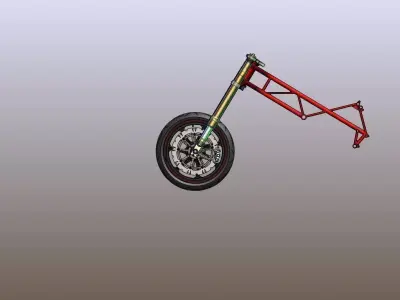 Motorcycle assembly - Work in Progress Free 3D model