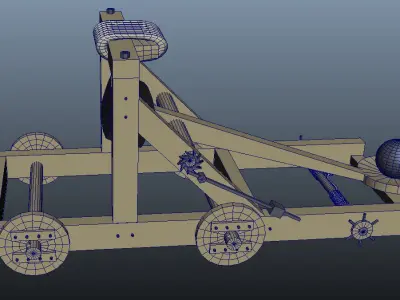 Catapult 3D model