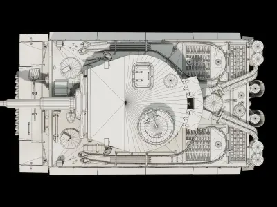 Tiger H1 - Base Mesh 3D model