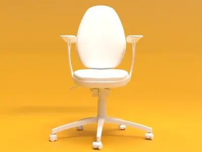 office rolling chair  3D model
