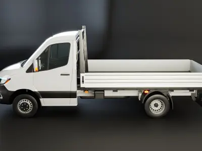  Modern Utility Pickup Truck 