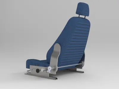 Car seat Free 3D model from CGTrader